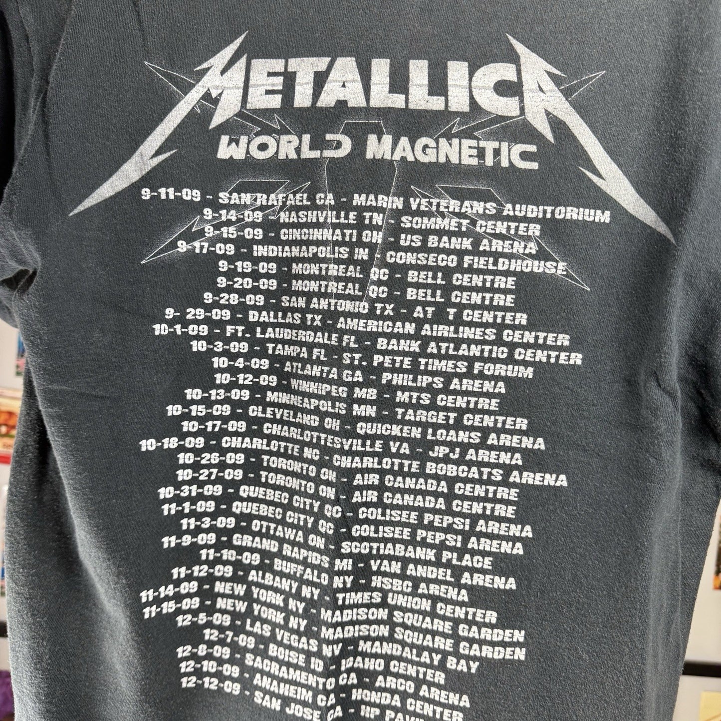 METALLICA | WORLD MAGNETIC TOUR | 2008 | S