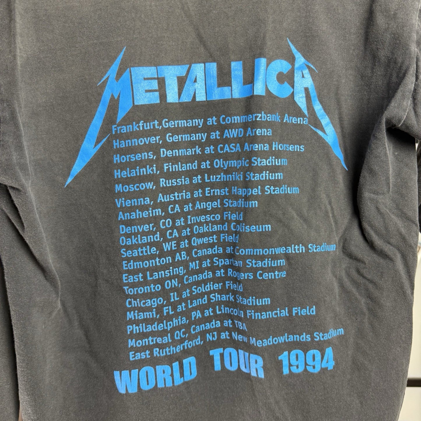 METALLICA | WORLD TOUR - 1994 | LONG SLEEVE | M